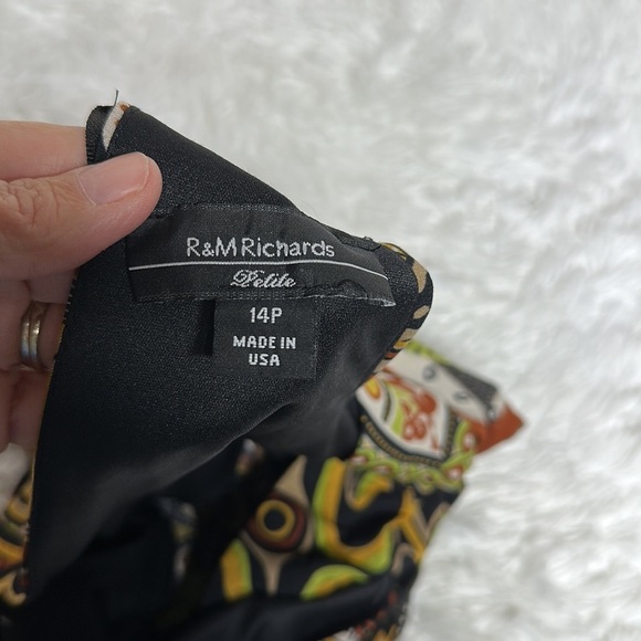 R&M Richard’s Sleeveless Top Sz 14P - Picture 4 of 7